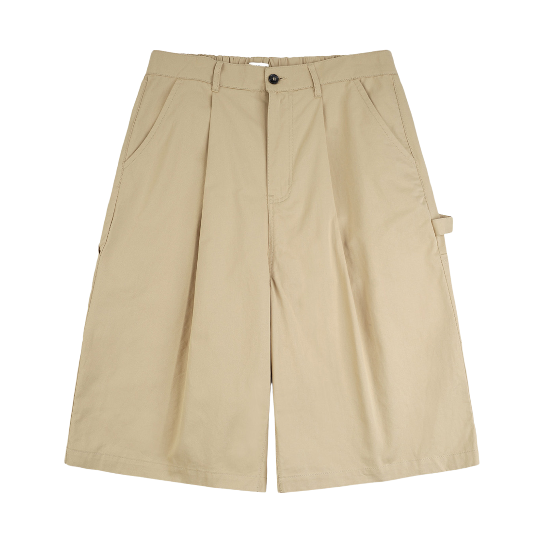 노디 시스템 에러 홀스 코튼 버뮤다 팬츠 베이지(NODI System Error Horse Cotton Bermuda Pants Beige) - 2