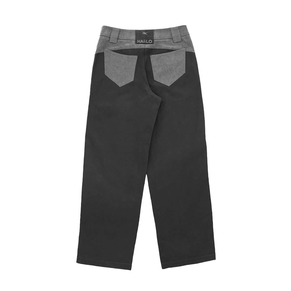 HB25012PTSP HAiiLO Faded Pants Smoky Powder