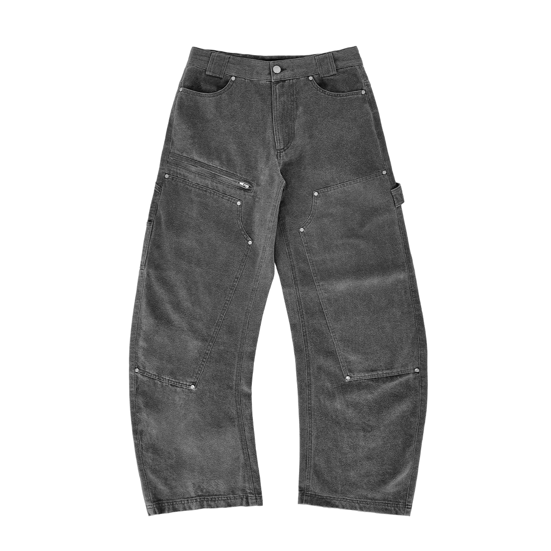 헤일로 마일드 워크 팬츠 시멘트 차콜(HAiiLO Miled Work Pants Cement Charcoal)