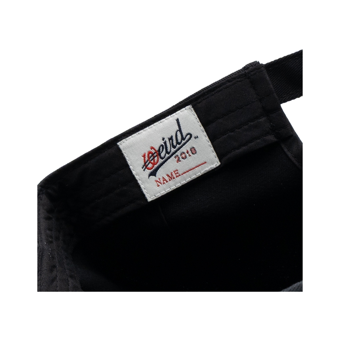위얼드월드 베이직 W로고 볼캡 블랙(Weird World Basic W Logo Ball Cap Black) - 5