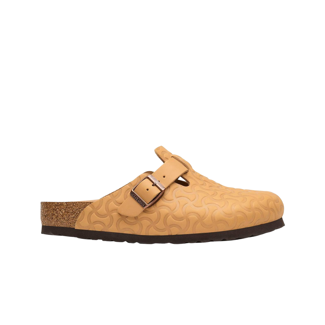 1032290 Birkenstock Boston Embossed Leather Nature - Regular