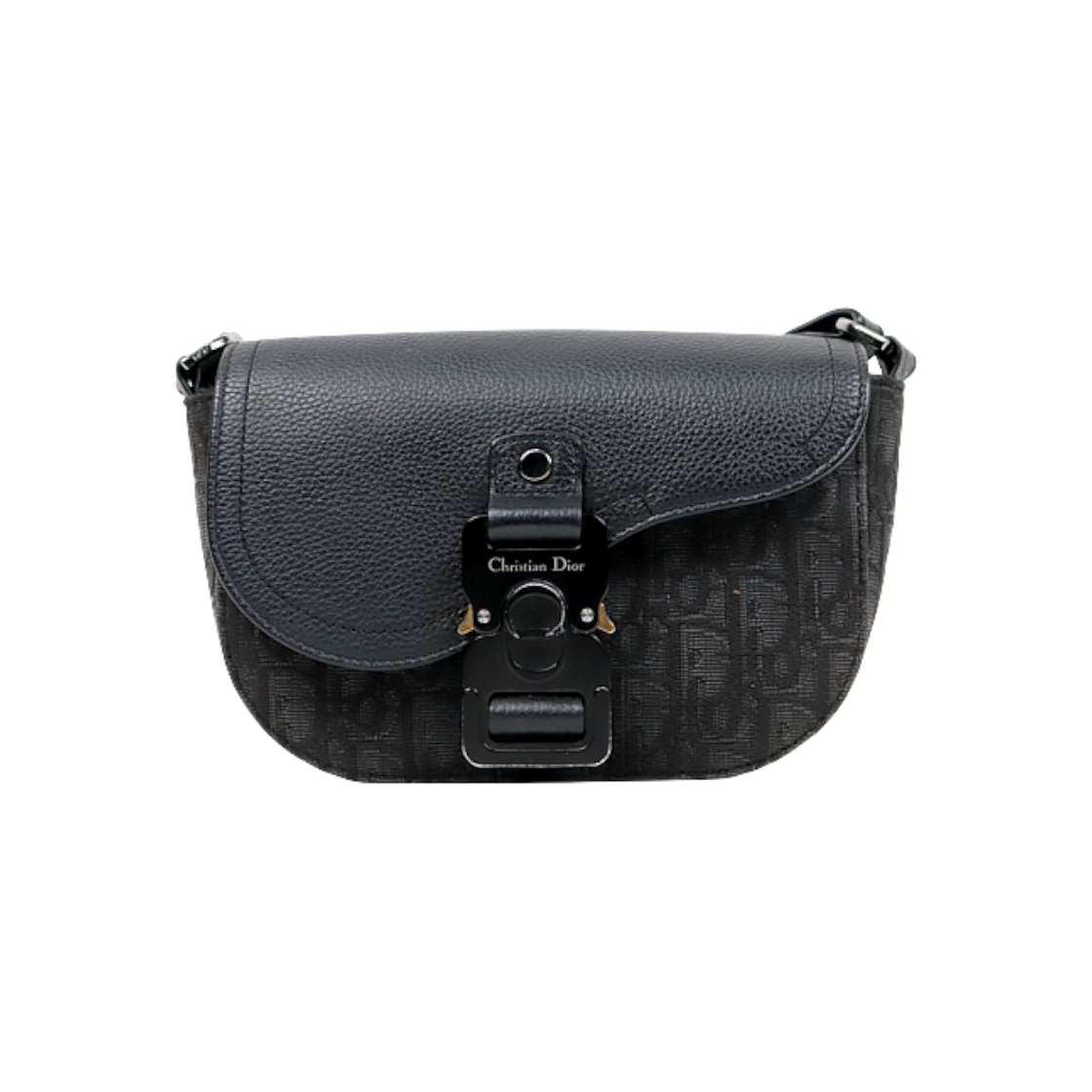 IT2TO349W6WW Dior Mini Black Oblique Saddle Crossbody Bag D-A61848