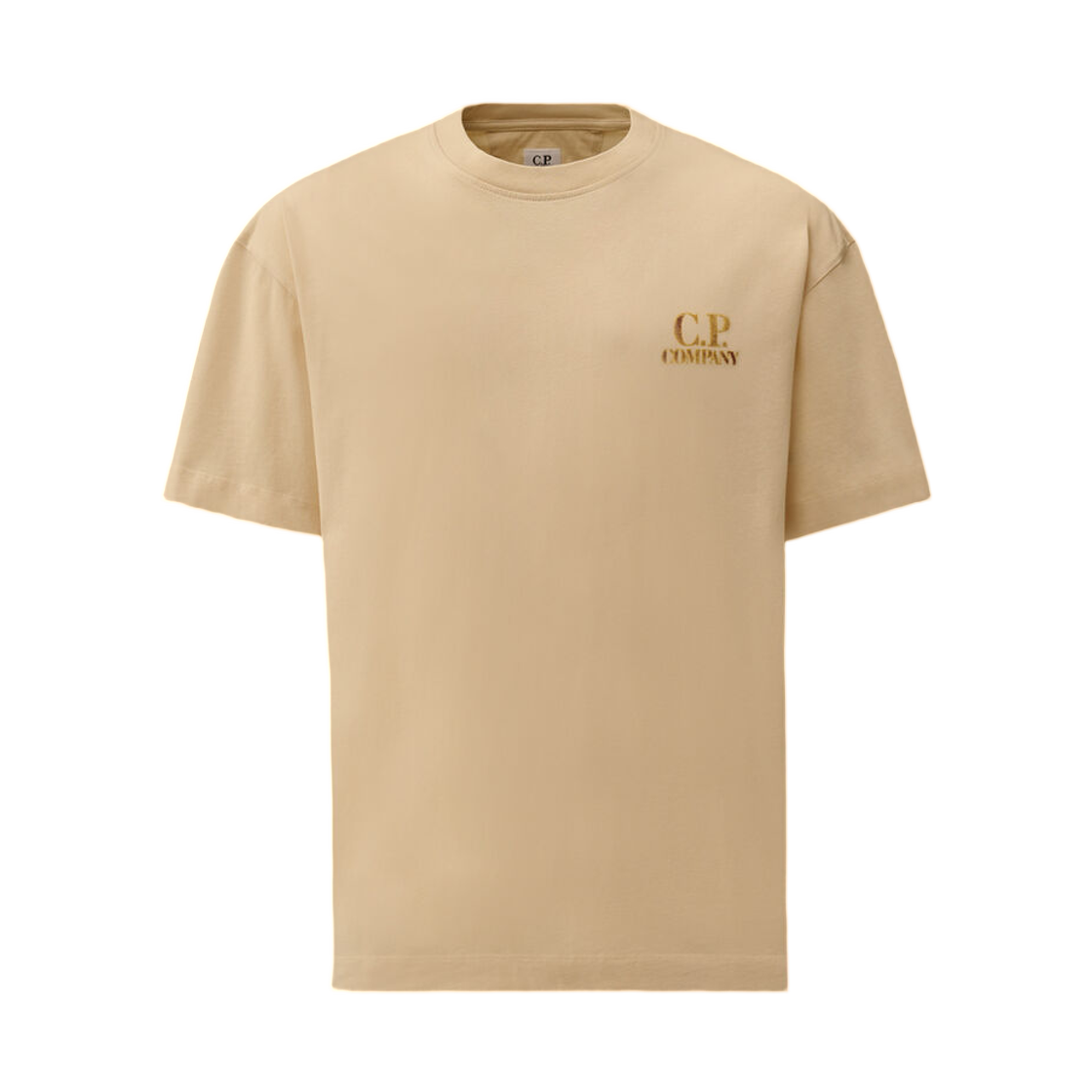 20CMTS143A110579W114 C.P. Company 30/1 Jersey Comfort Logo T-Shirt Frozen Dew White - 26SS