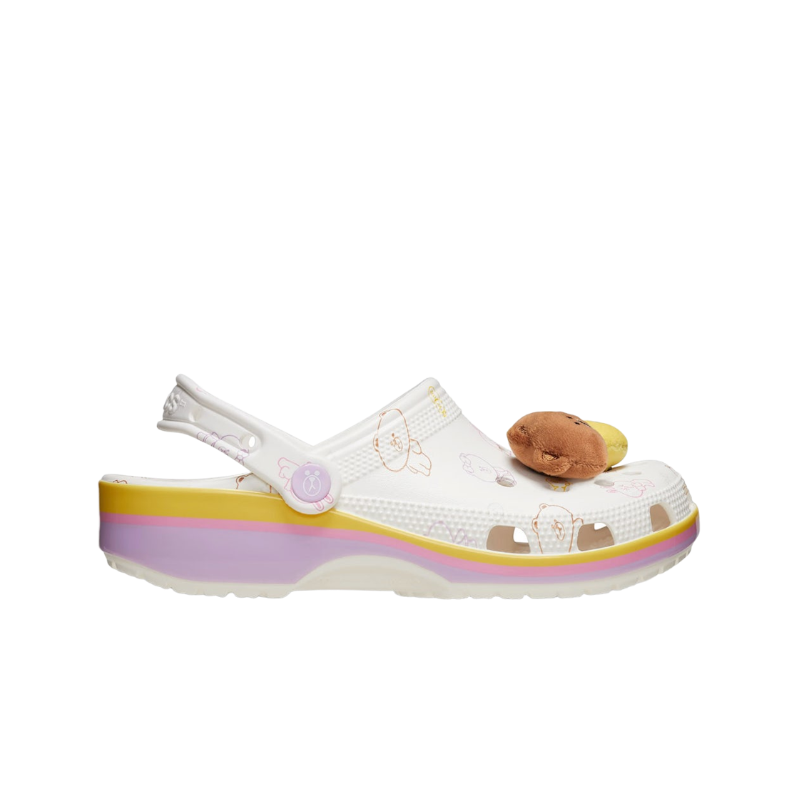 209480-100 Crocs x Line Friends Classic Clog White