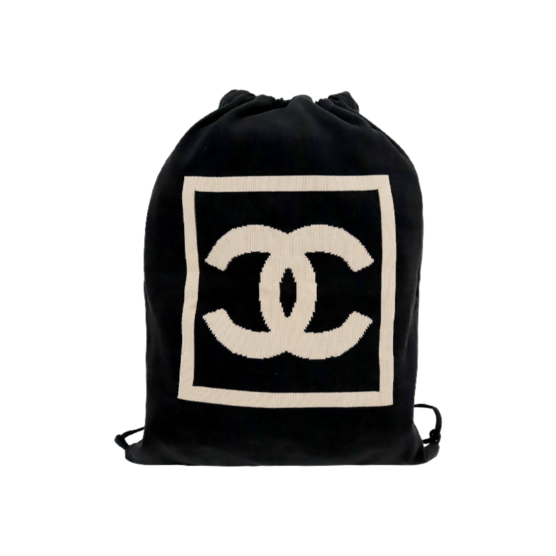 ITV9CASINN7U Chanel Black Sport Drawstring Backpack