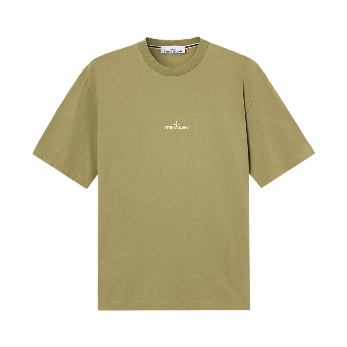 L2S1521000-01S0534-V005N Stone Island 2100001 Organic Cotton Jersey Regular-Fit T-Shirt with Desert Print Laurel Green - 26FW
