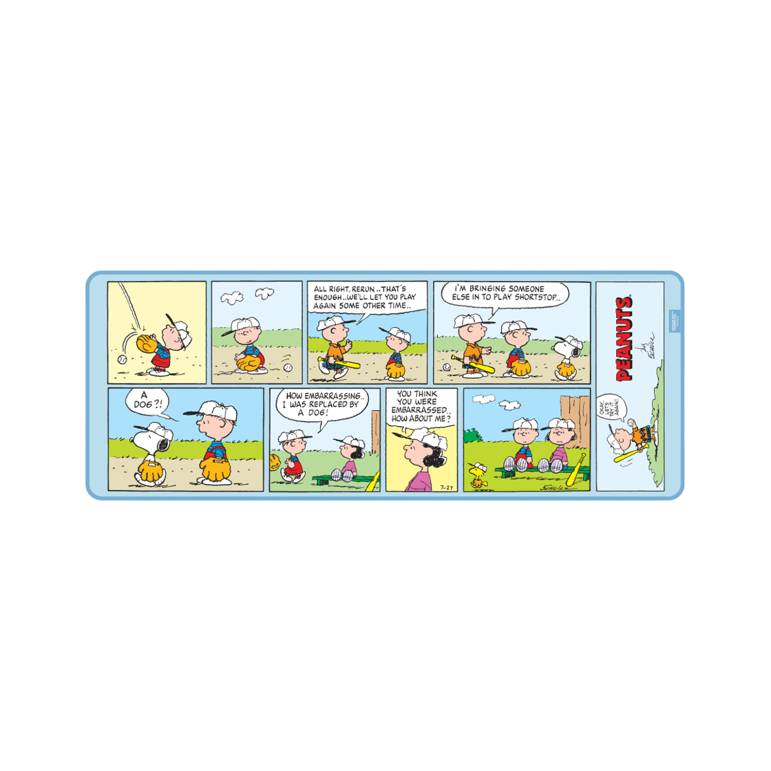 로이체 스누피 논슬립 방수코팅 데스크 마우스 키보드 장패드(Royche Snoopy Non-Slip Water-Resistant Extended Mouse Pad) - 1