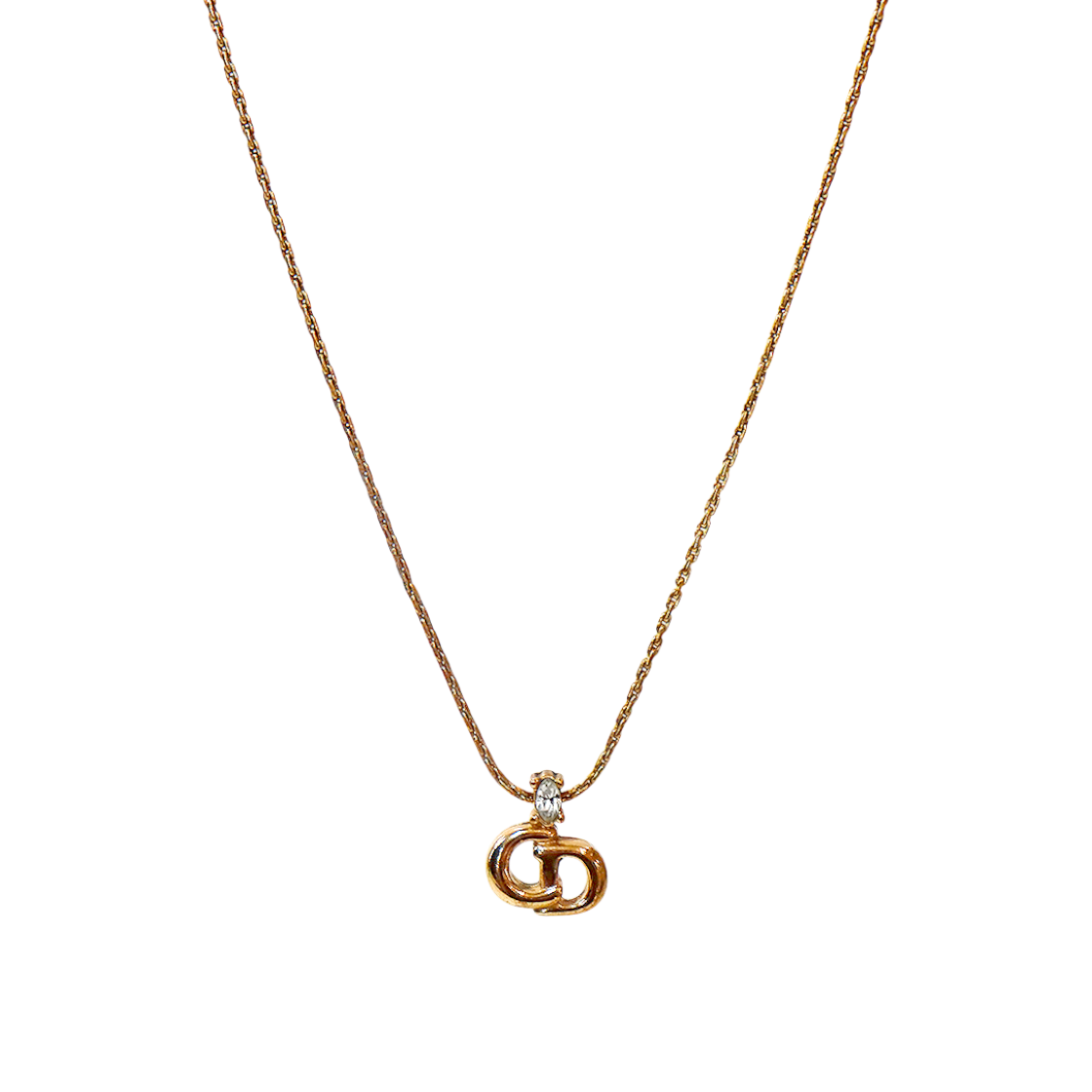 ITMS9PKBBC3I Dior Cubic CD Gold Necklace A-B51855