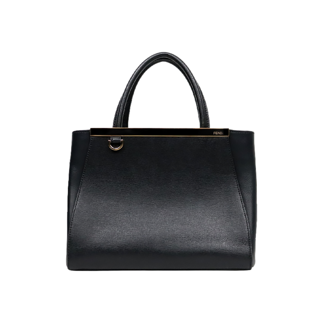 ITUSPM9VGID9 Fendi Black Two-Jour Bag C-A61631