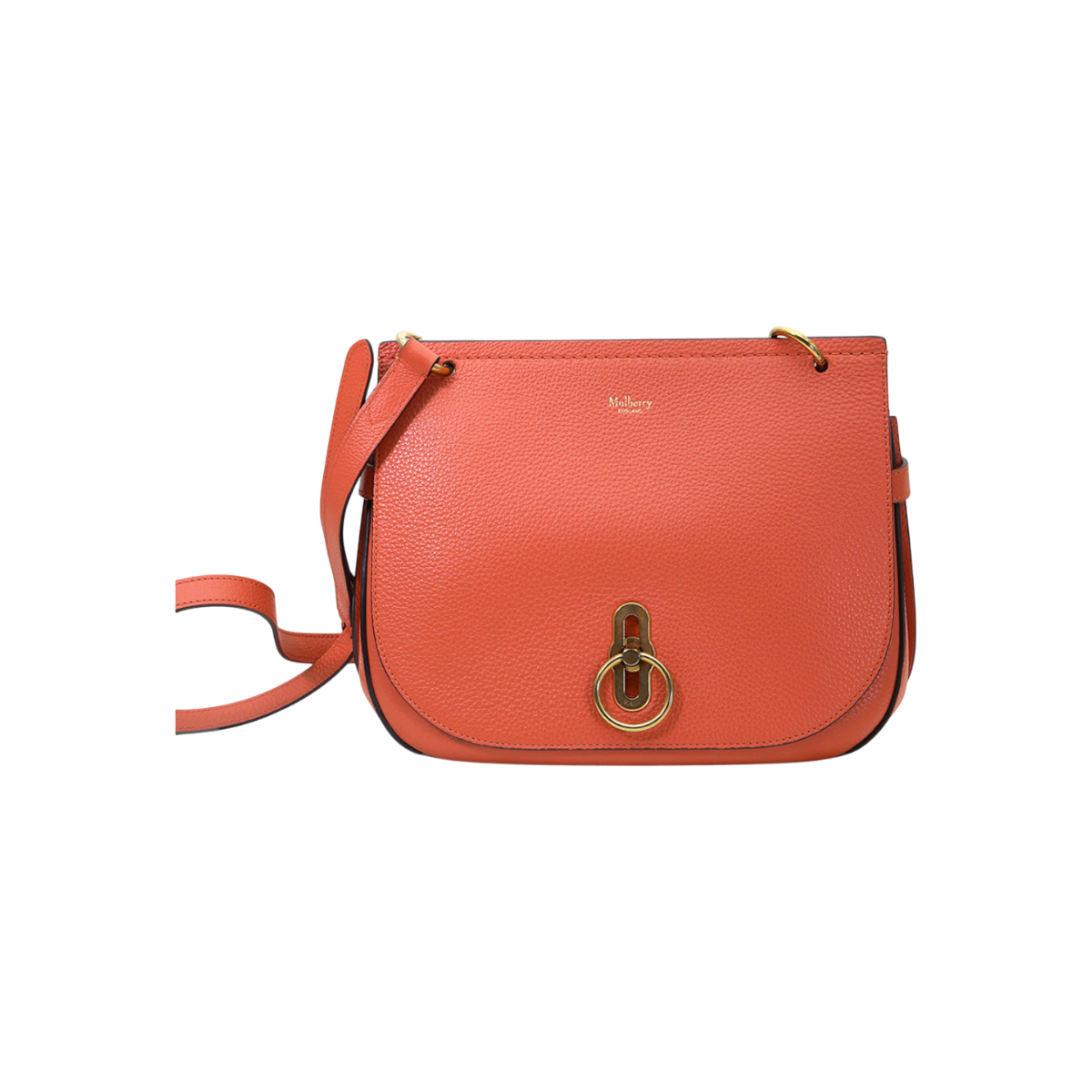 ITJE6B284PH6 Mulberry HH4703 Coral Rose Grain Leather Amberley Small Crossbody Bag