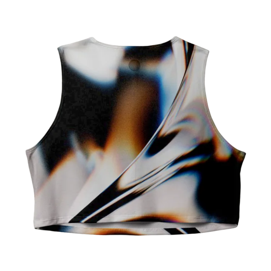 (W) 파티시페이션 화이트 글래스 크롭 싱글렛 멀티컬러((W) Participation White Glass Crop Singlet Multicolor) - 2