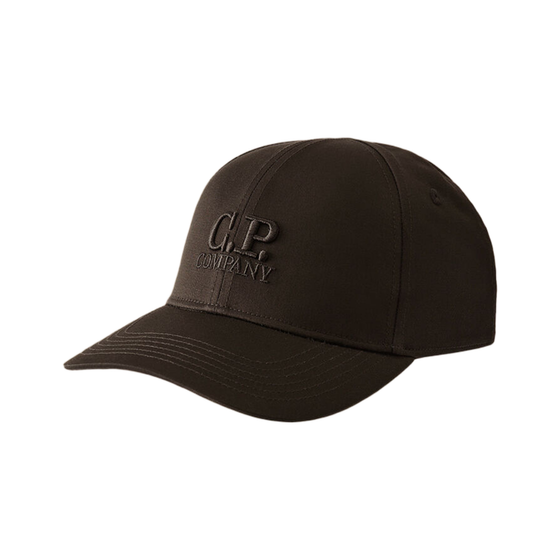 C.P. 컴퍼니 개버딘 로고 캡 블랙 - 25FW(C.P. Company Gabardine Logo Cap Black - 25FW)