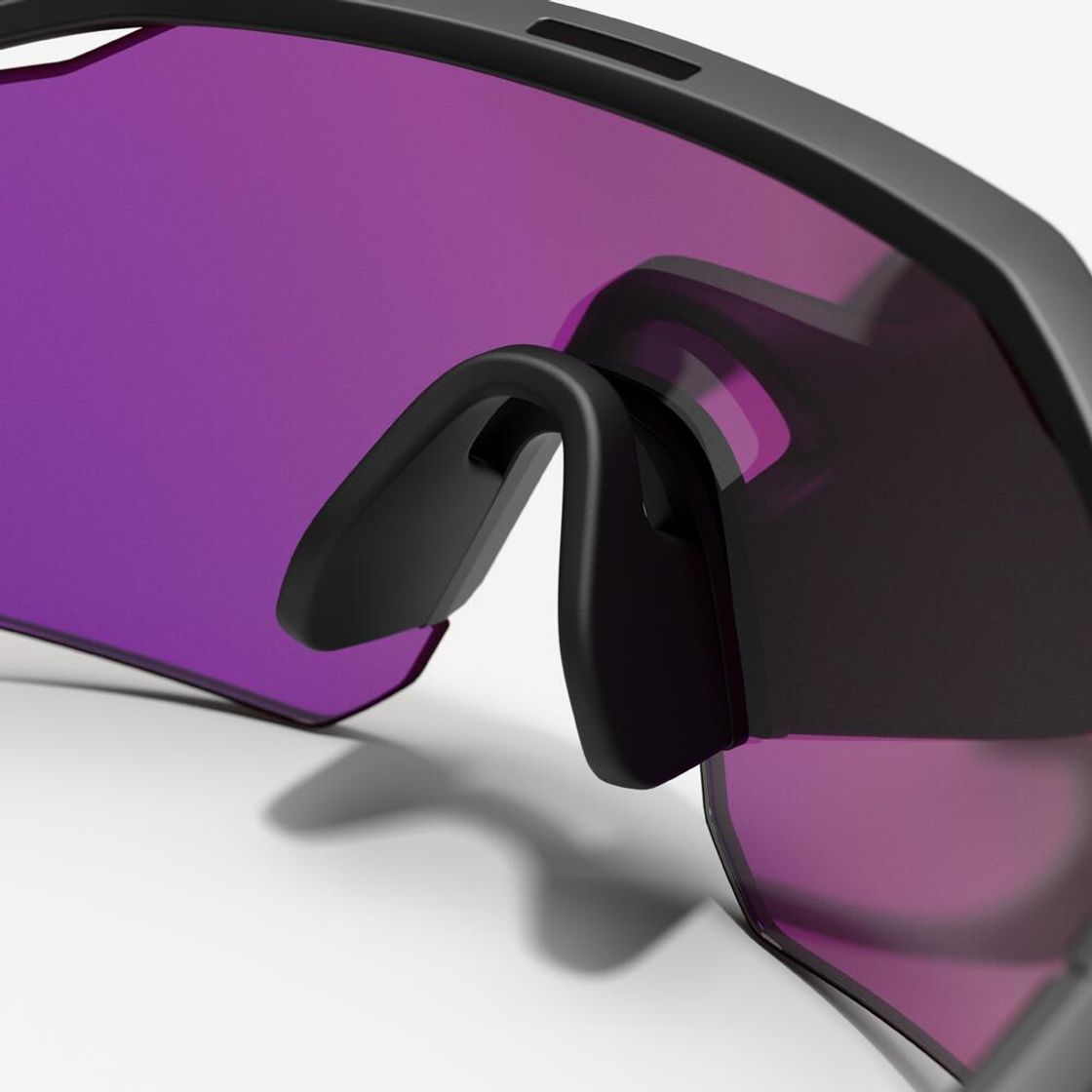 데카트론 성인 스포츠 선글라스 미러렌즈 퍼프 500 HD 스모크 블랙(DECATHLON Adult Sports Sunglasses Mirror Lens Perf 500 HD Smoke Black) - 9