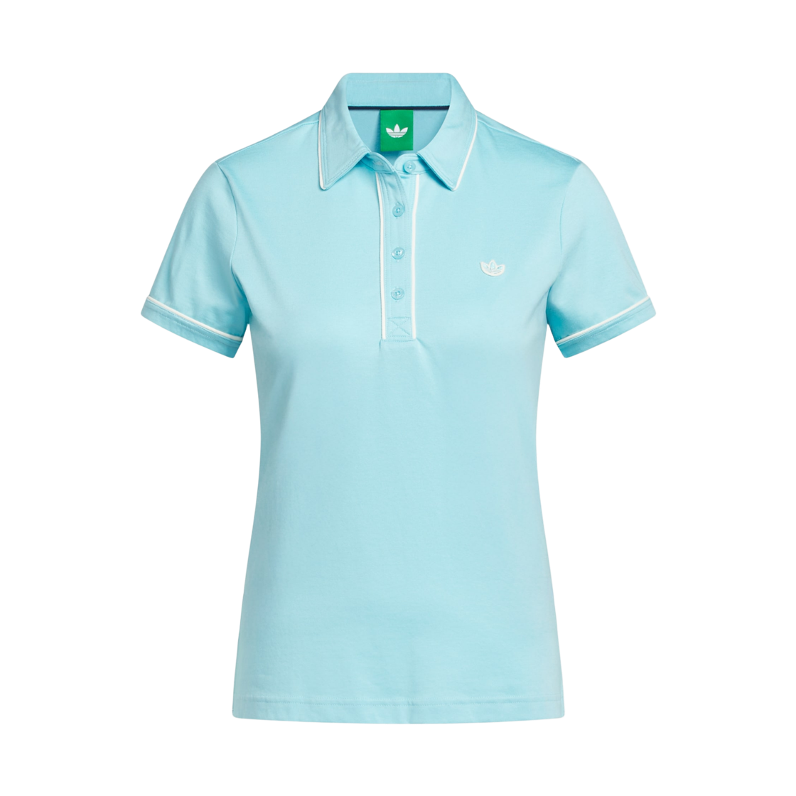 KS5716 (W) Adidas Solid Polo Light Aqua - KR Sizing