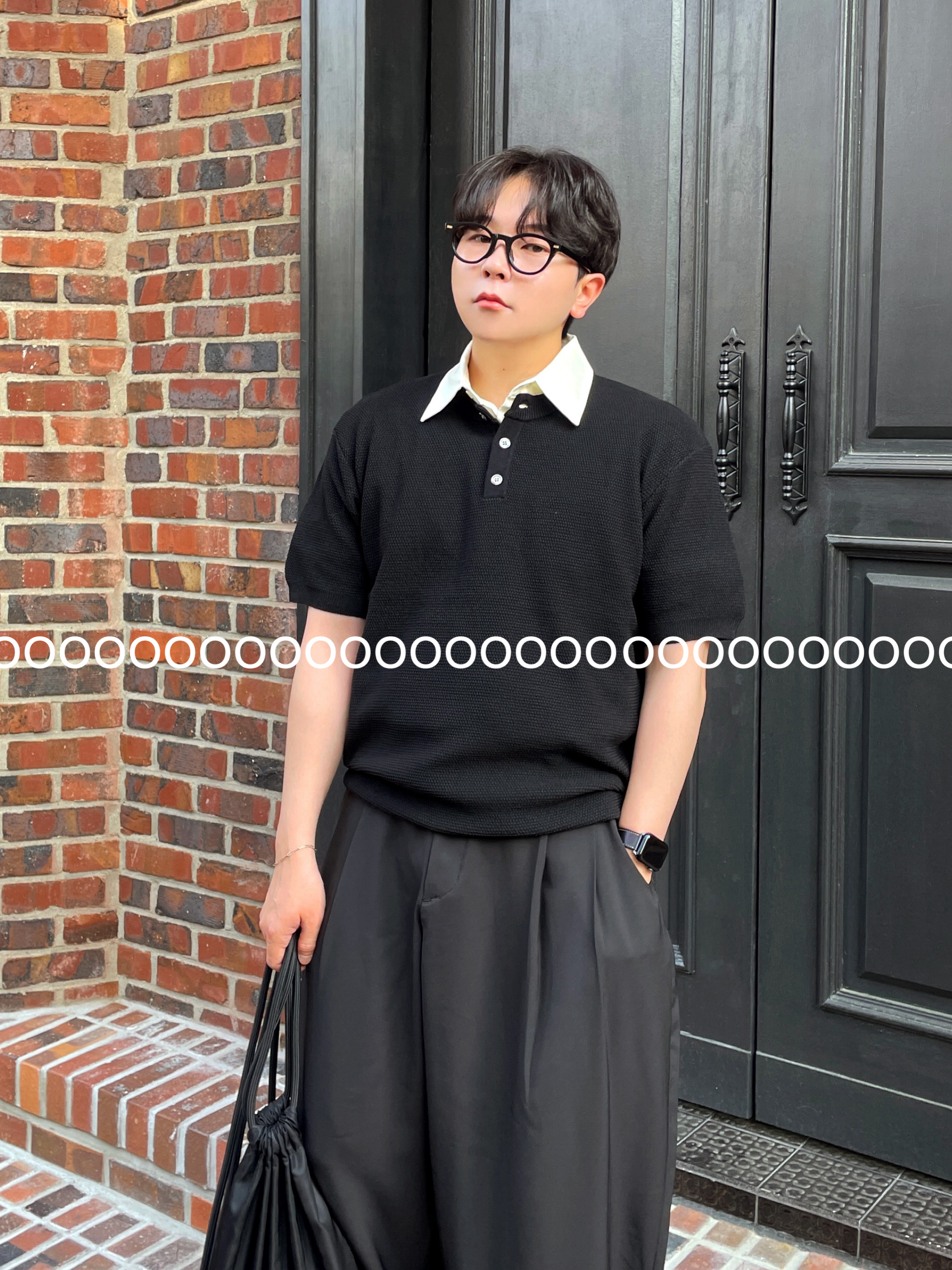 Treemingbird TMB String Backpack Black 착용 스타일 - 3