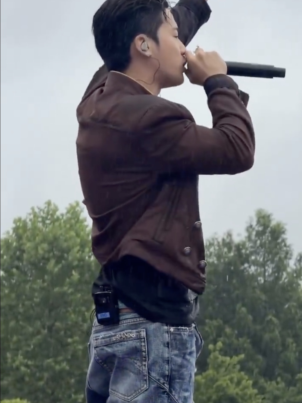 [트리플적립] PACOSPLY Allday Jeans Blue 착용 스타일