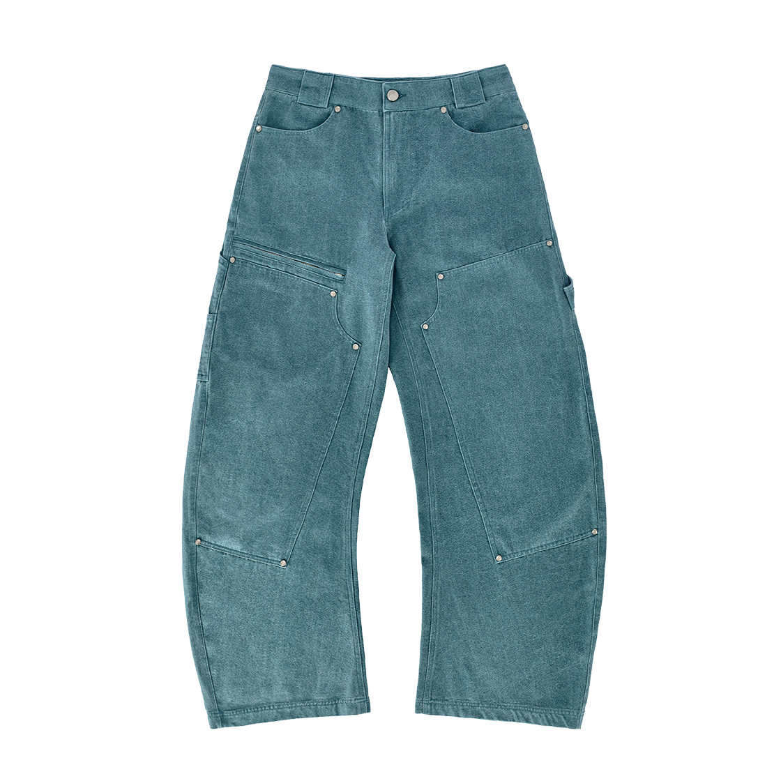 헤일로 마일드 워크 팬츠 페트롤 블루(HAiiLO Miled Work Pants Petrol Blue)