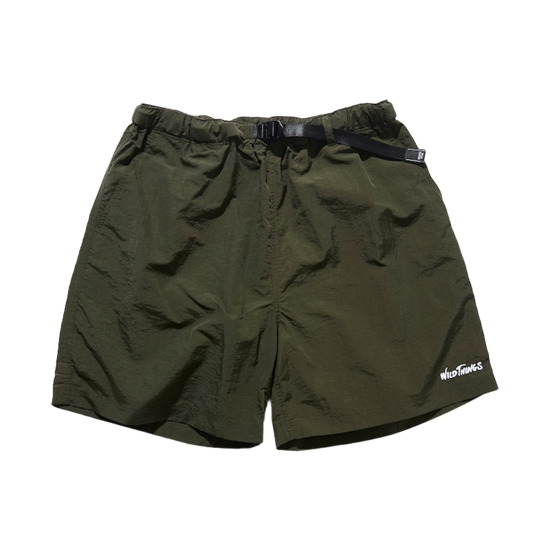 프릭스 스토어 x 와일드띵스 스페셜 오더 원 포인트 자수 클라이밍 쇼츠 올리브(Freak's Store x Wildthings Special Order One Point Embroidery Climbing Shorts Olive)