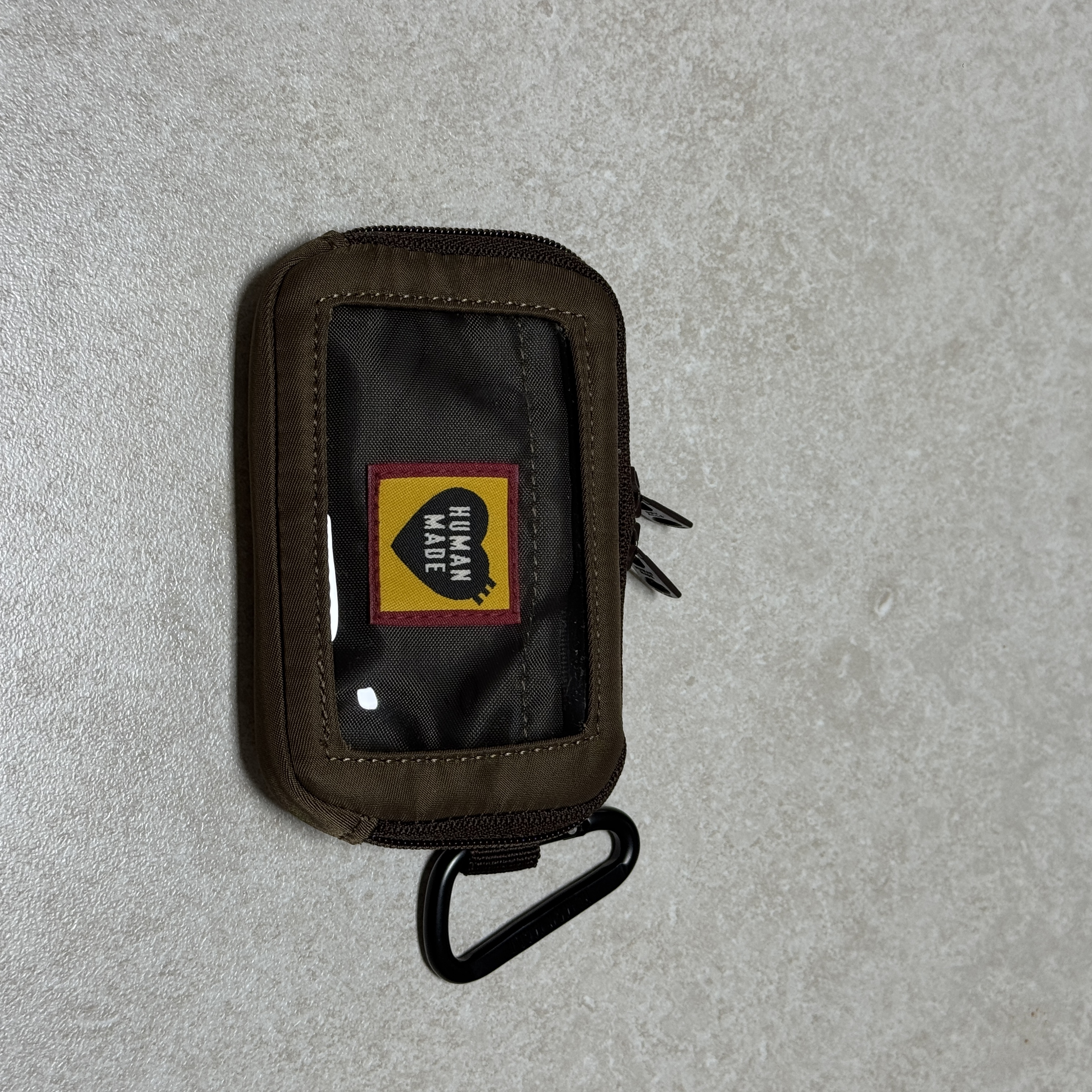 Human Made Military Card Case Brown 착용 스타일 - 2