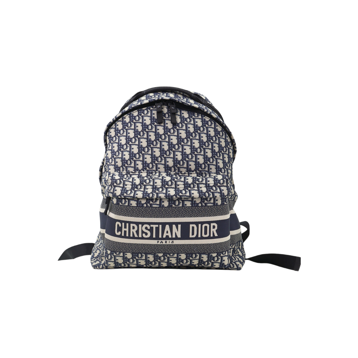 ITIJWH8FMGA9 Dior Blue Oblique Jacquard Travel Backpack