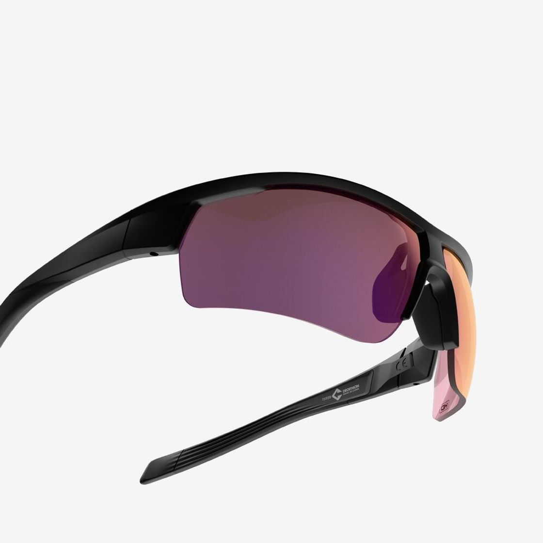 데카트론 성인 스포츠 선글라스 카테고리3 로드R 500 스모크 블랙(DECATHLON Adult Sports Sunglasses Category 3 RoadR 500 Smoke Black) - 5