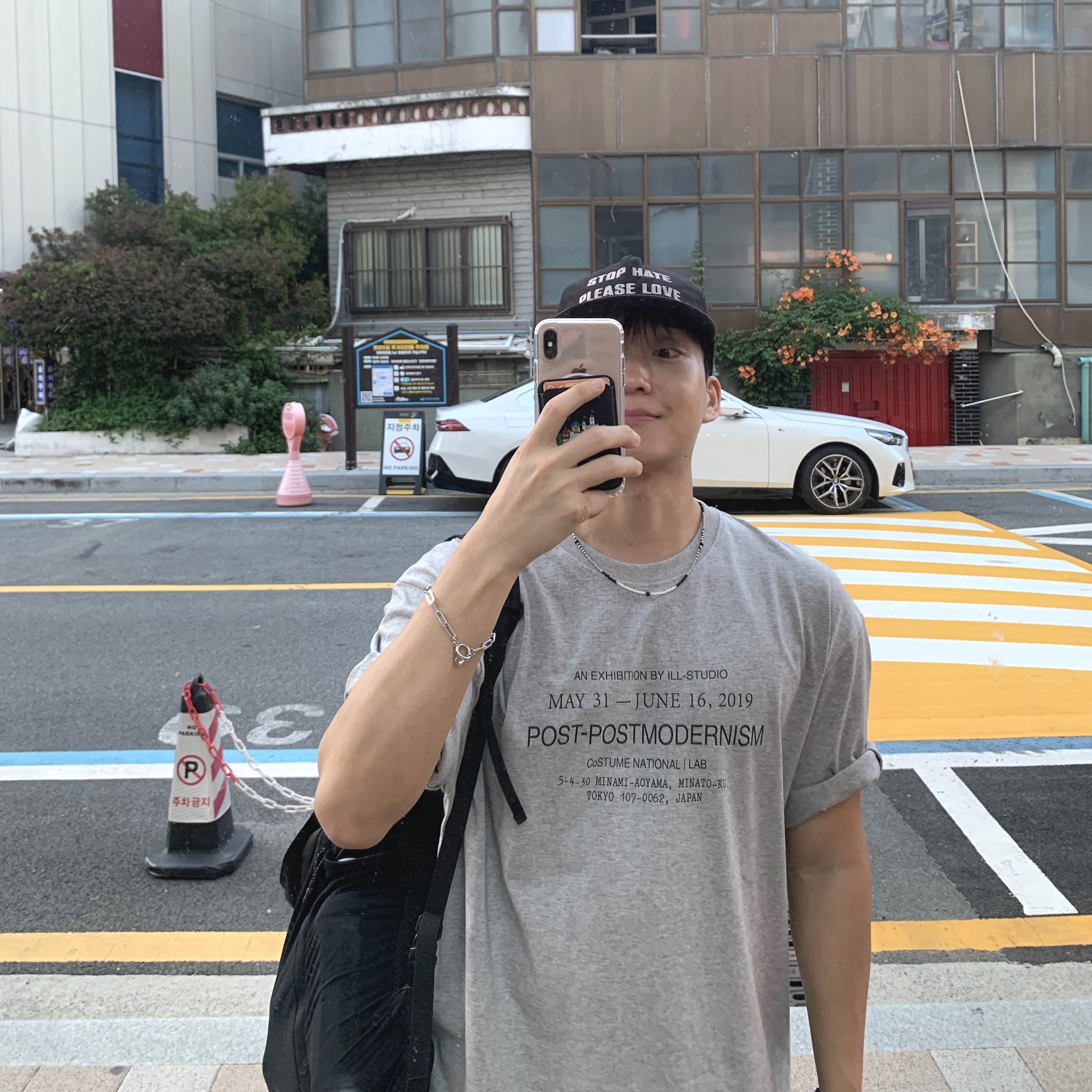 Nocle S.H.P.L Cap 4color 착용 스타일 - 2