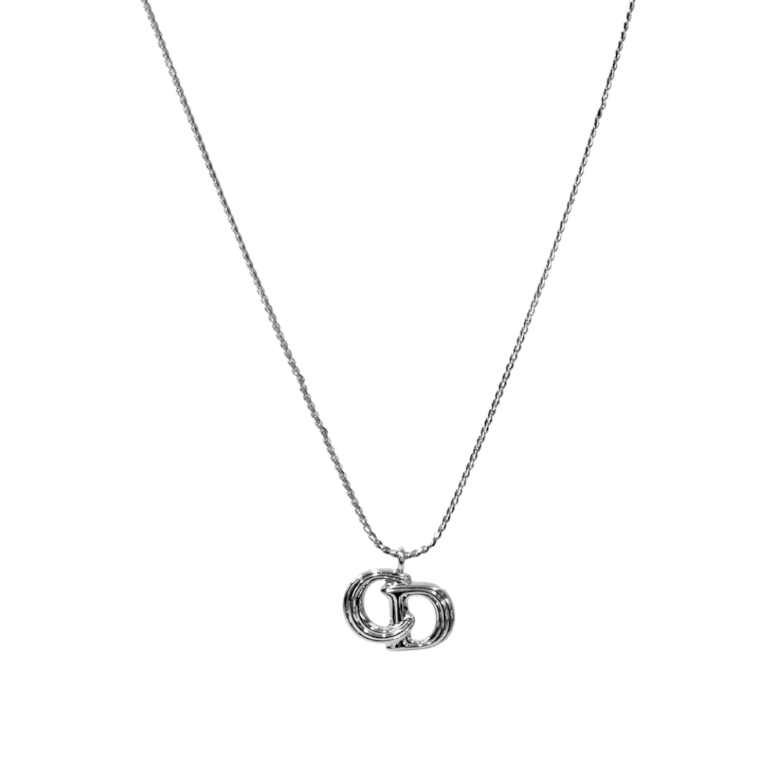 ITG3E25LTTLG Dior CD Silver Necklace A-B52291