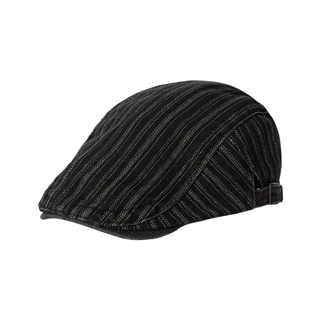 올인컴플리트 스티치 스트라이프 헌팅캡 흑청(Allincomplete Stitch Stripe Hunting Cap Black Denim)
