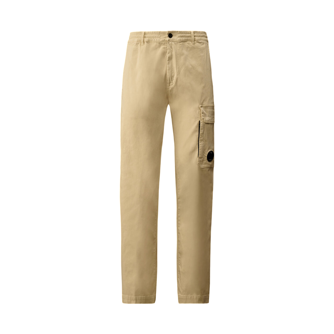 20CMPA135A005694G114 C.P. Company Stretch Sateen Regular Cargo Pants Frozen Dew White - 26SS