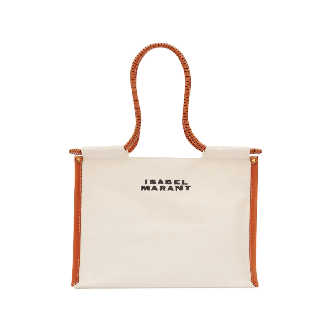 이자벨 마랑 톨레도 캔버스 토트백 에크루 꼬냑(Isabel Marant Toledo Canvas Tote Bag Ecru Cognac)