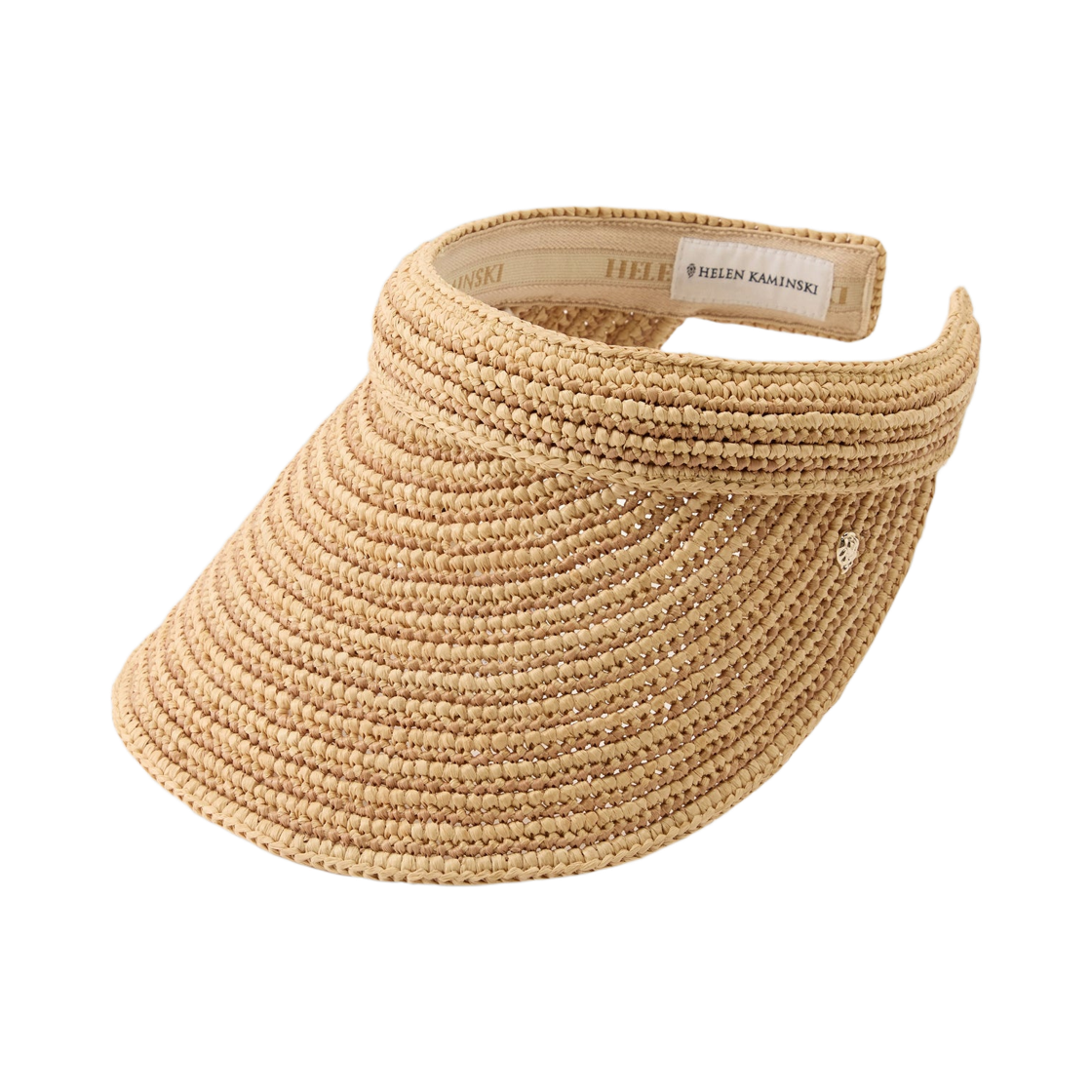 (W) 헬렌 카민스키 선리 라피아 바이저 내츄럴 누가((W) Helen Kaminski Sunlee Raffia Visor Natural Nougat)