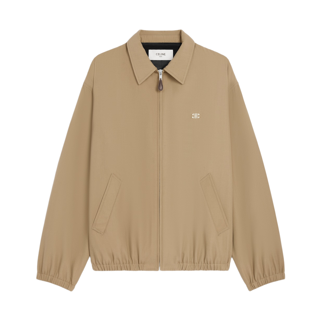 셀린느 블루종 코튼 울 개버딘 카멜(Celine Blouson in Cotton and Wool Gabardine Camel)