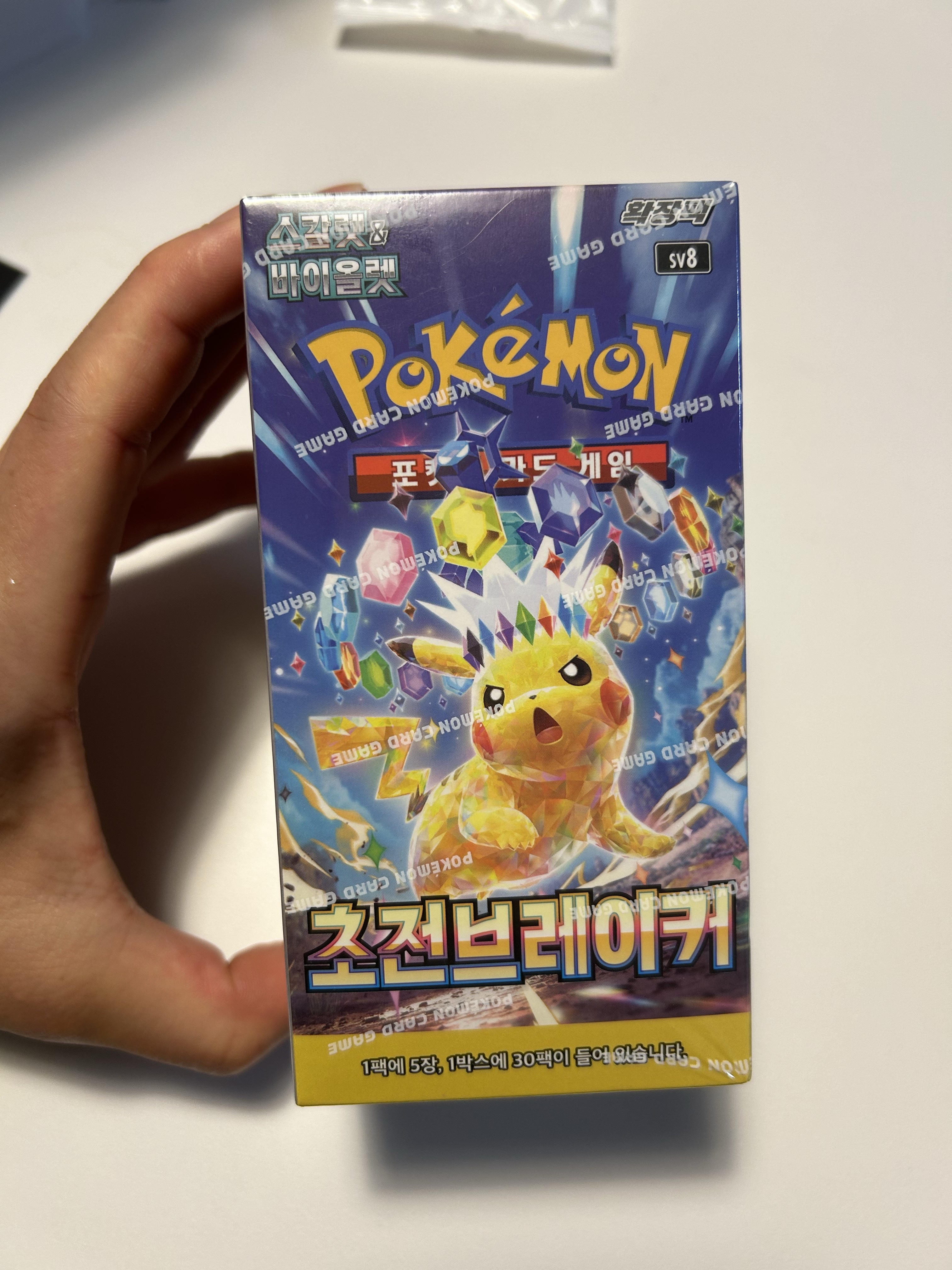 Pokemon TCG Scarlet & Violet Expansion Pack Surging Sparks Box (Pack of 30) 착용 스타일 - 2