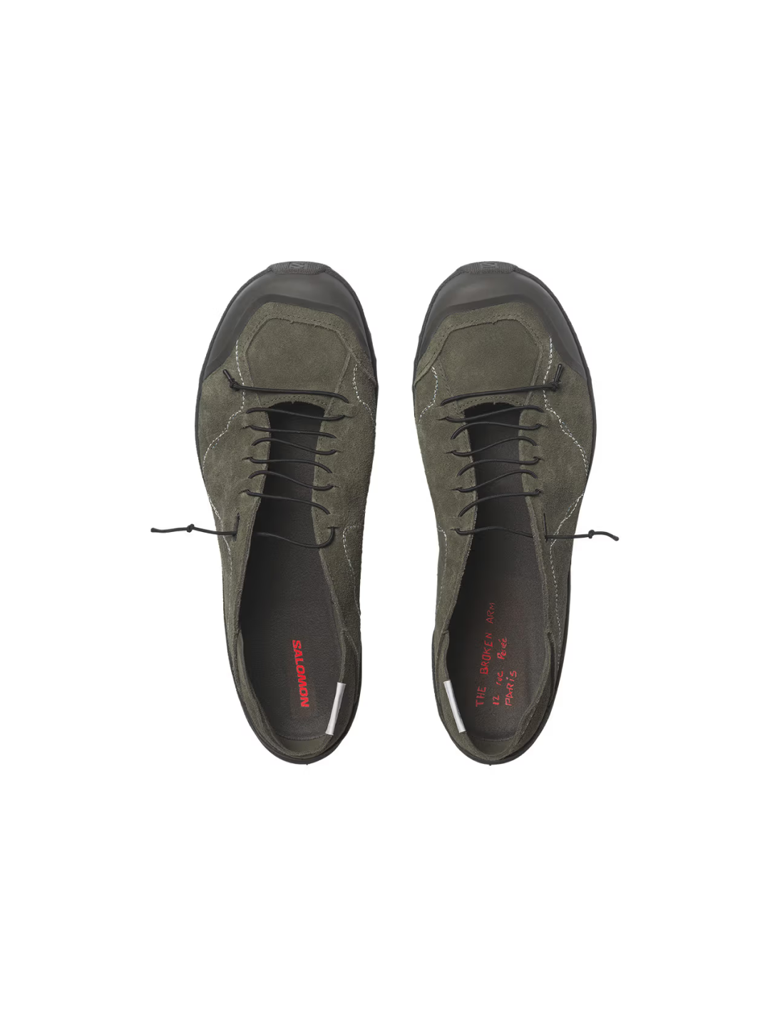 Salomon x The Broken Arm Savat Black Olive Niagara, Salomon x The Broken Arm Savat Cosmic Sky Peat 착용 스타일 - 3