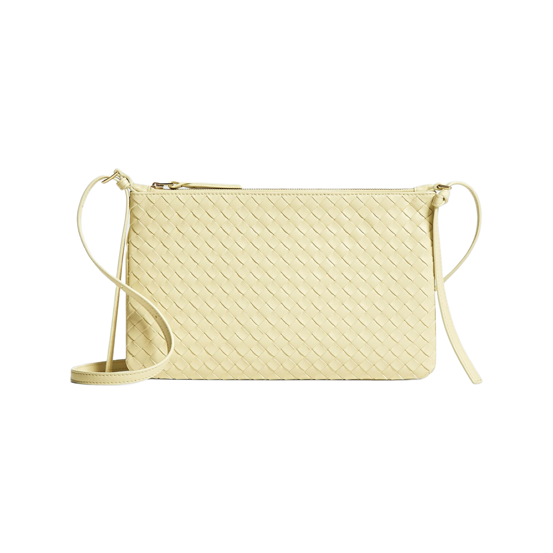876625V0HW09292 Bottega Veneta Intrecciato Piccolo Medium Pouch Sour
