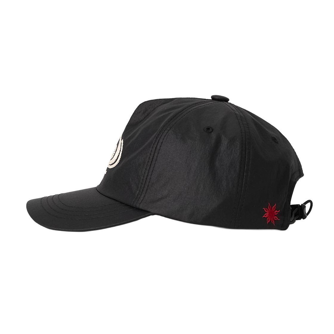 올인컴플리트 토네이도 나일론 5 패널 캡 블랙(Allincomplete Tornado Nylon 5 Panel Cap Black) - 3