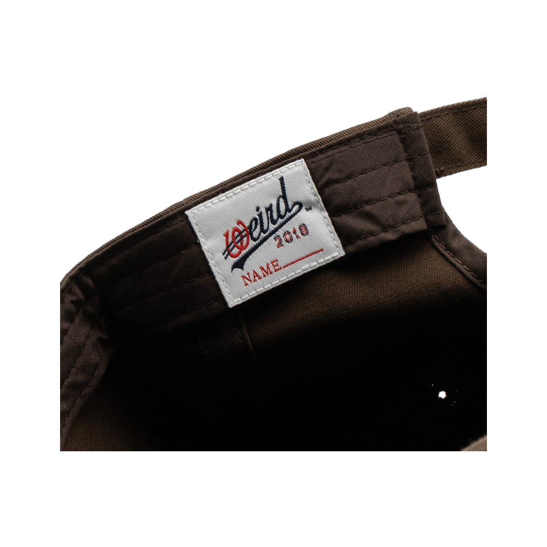 위얼드월드 써클로고 와펜 볼캡 브라운(Weird World Circle Logo Wappen Ball Cap Brown) - 5