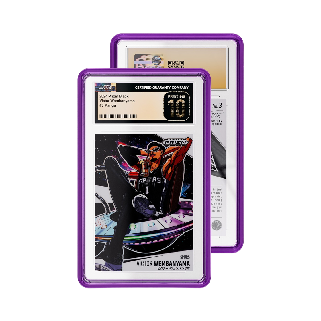 로키 CGC 그레이디드가드 쥬얼 범퍼 케이스 퍼플(Locky CGC GradedGuard Jewel Bumper Case PURPLE)
