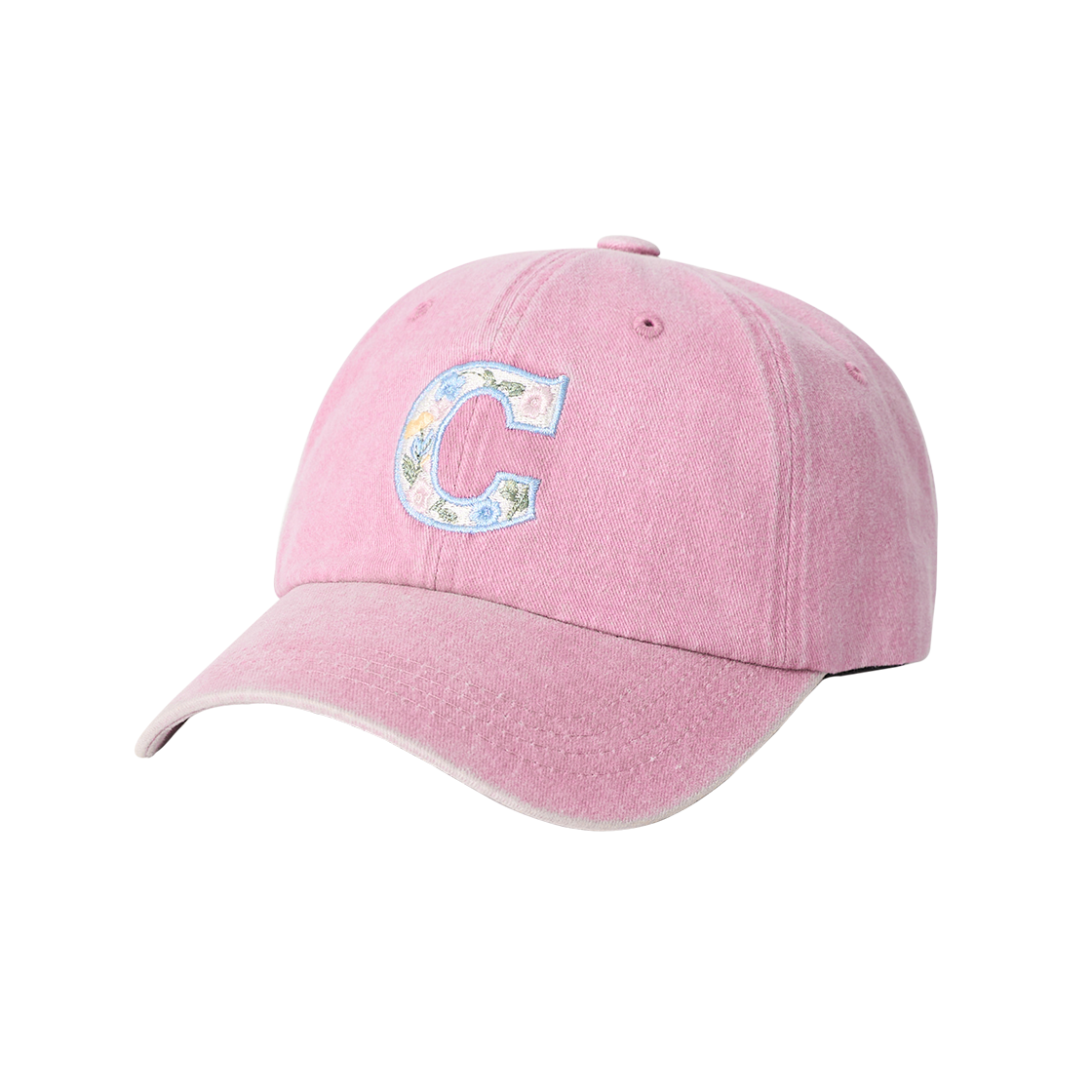 올인컴플리트 플라워 C 워싱 볼캡 핑크(Allincomplete Flower C Washing Ball Cap Pink) - 2