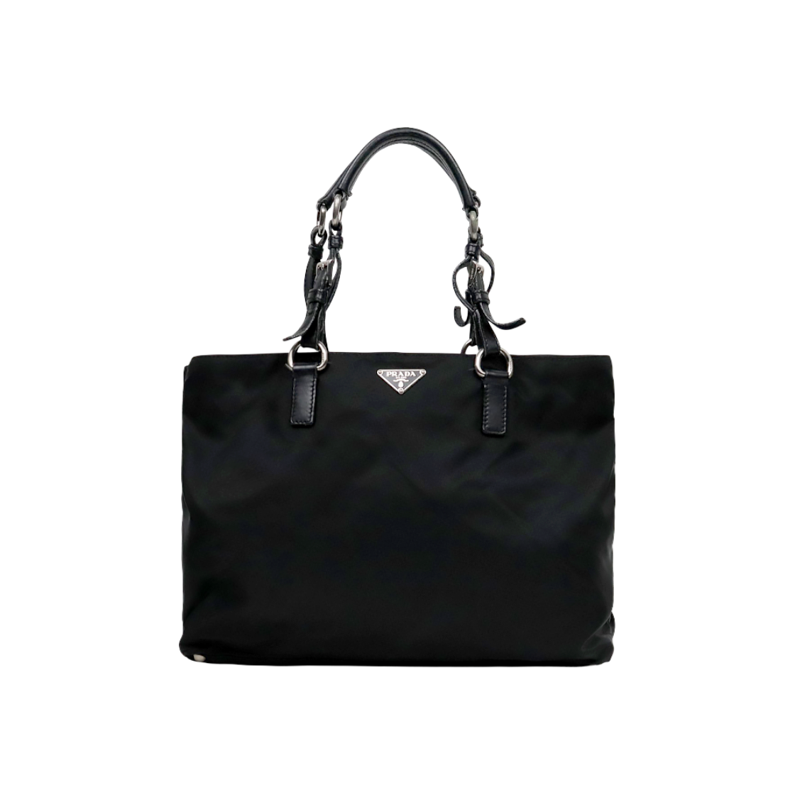 프라다 블랙 포코노 토트백 A-A60890(Prada Black Pocono Tote Bag A-A60890)
