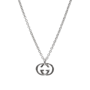Gucci Interlocking G Silver Necklace A-B51546