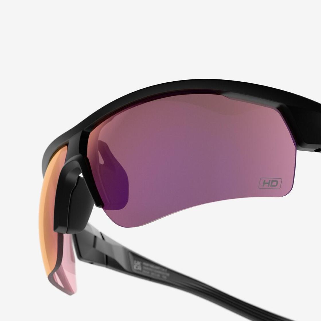 데카트론 성인 스포츠 선글라스 카테고리3 로드R 500 스모크 블랙(DECATHLON Adult Sports Sunglasses Category 3 RoadR 500 Smoke Black) - 9