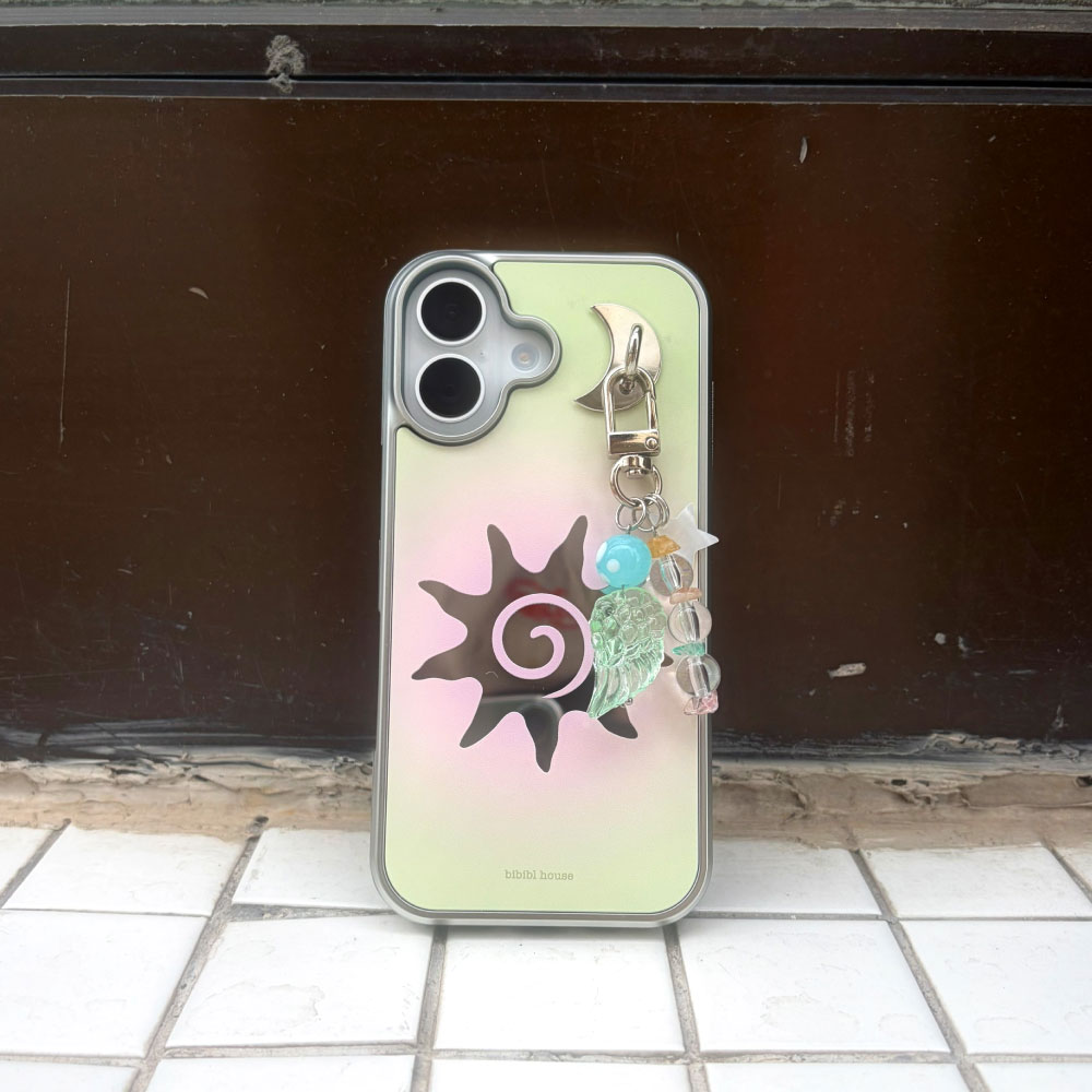 비비블 하우스 실버미러 태양 폰케이스(BIBIBL HOUSE Silver Sun Phone Case) - 2