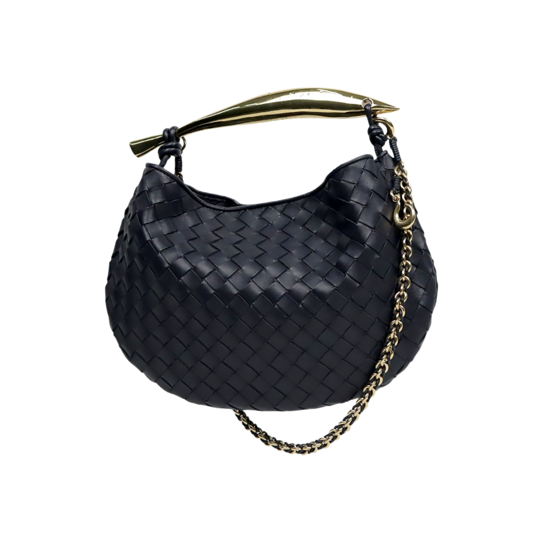 ITVWGNPGS9JK Bottega Veneta Navy Sardine Tote Bag C-A61191