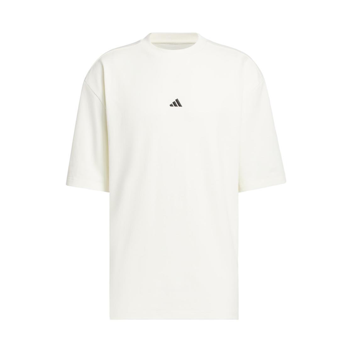 KR2093 Adidas Basketball Single Jersey T-Shirt Off White - US Sizing