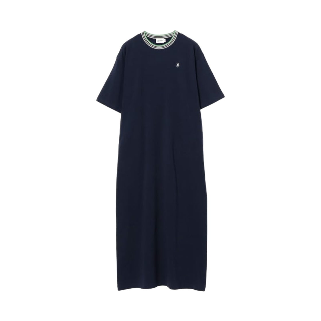 61-26-1499-024 (W) Ray Beams x Gymphlex Crewneck Cut Dress Navy