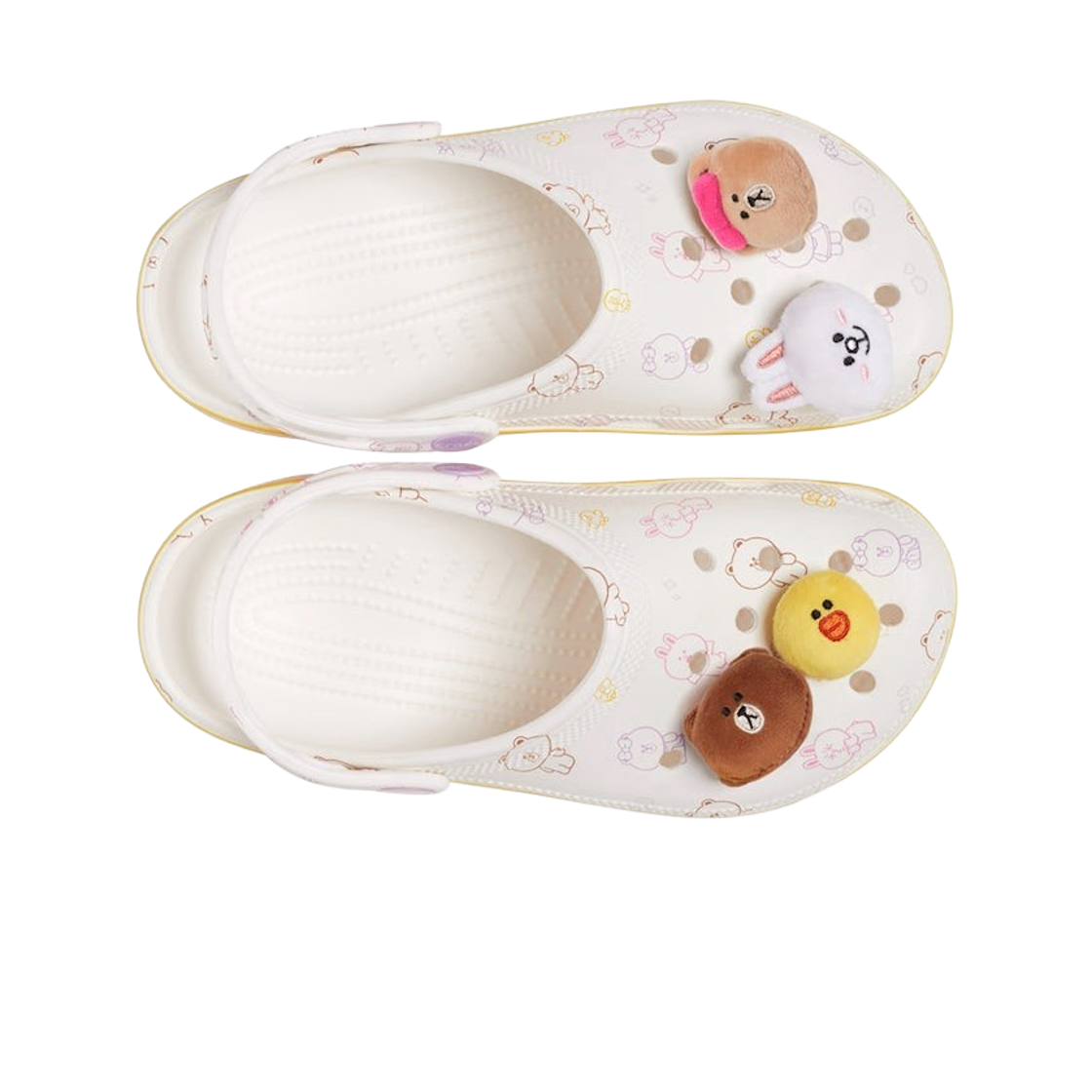 크록스 x 라인 프렌즈 클래식 클로그 화이트(Crocs x Line Friends Classic Clog White) - 2