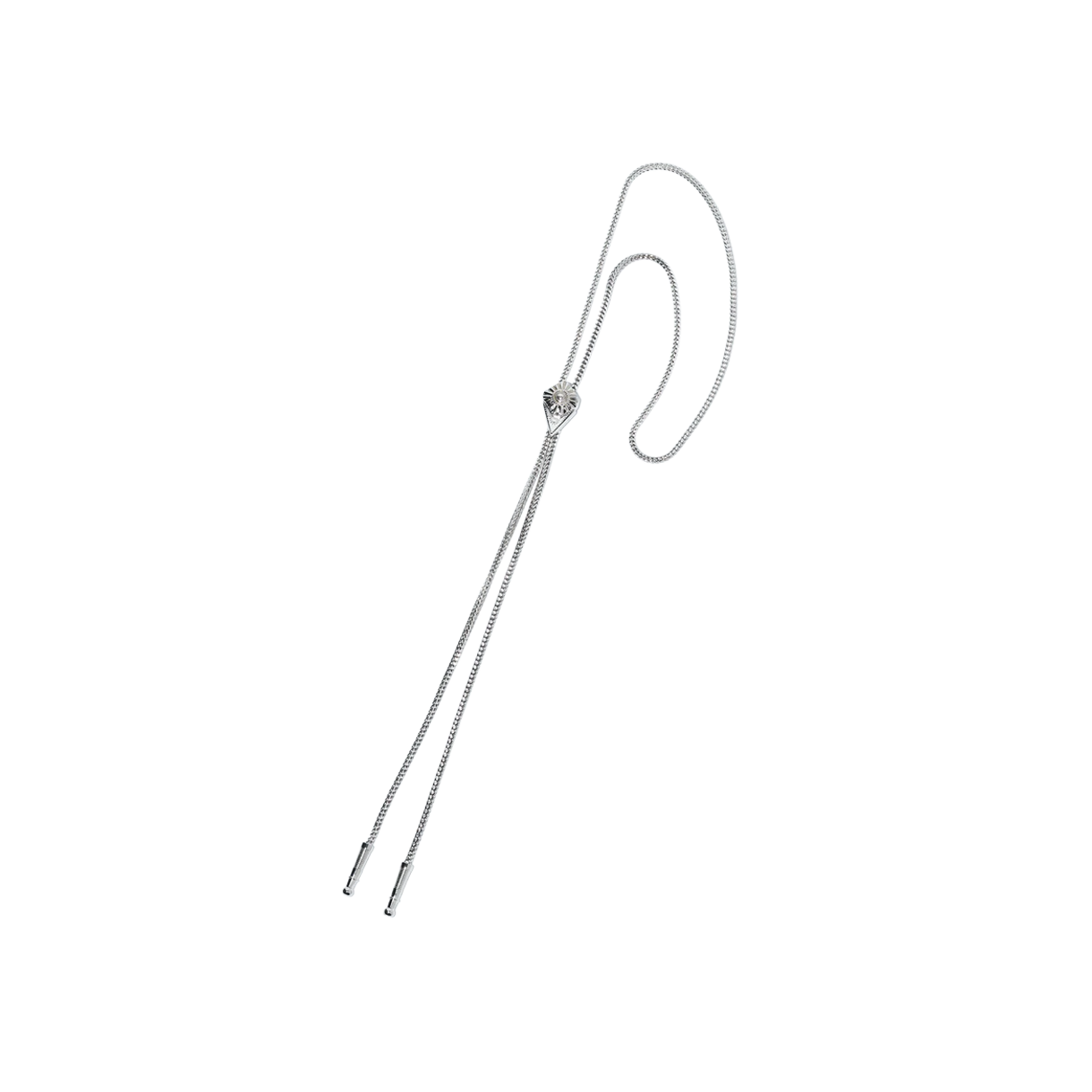 토가 투 메탈 콘초 루프 타이 실버 - 26FW(Toga Too Metal Concho Loop Tie Silver - 26FW)