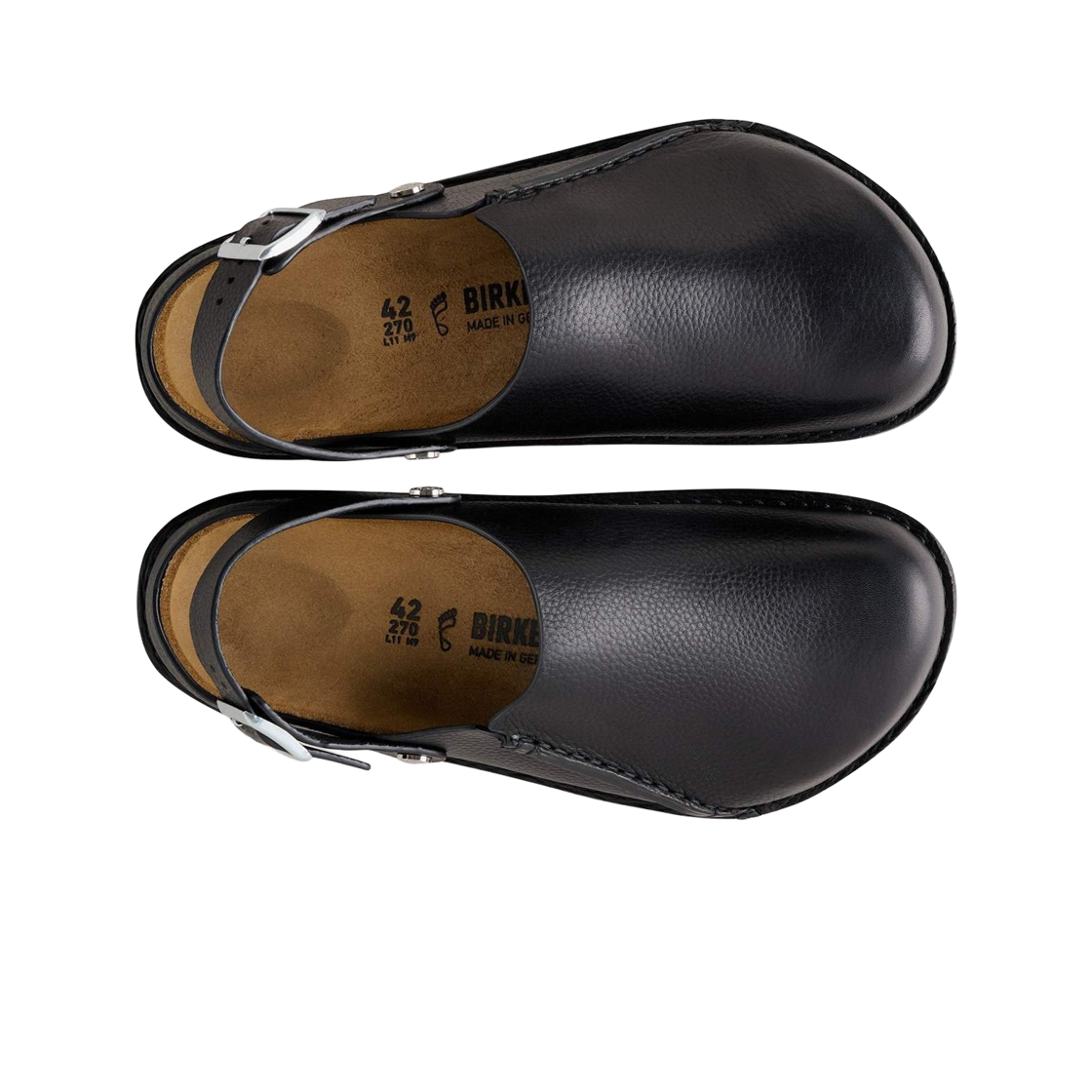 버켄스탁 루트리 프리미엄 레더 블랙 - 레귤러(Birkenstock Lutry Premium Leather Black - Regular) - 2