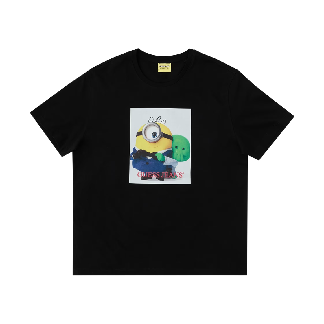 게스 진 x 미니언즈 프린티드 티셔츠 블랙(GUESS Jeans x Minions Printed T-Shirt Black)